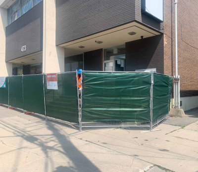 Fencing on the southwest corner