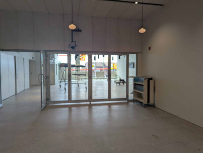 Looking from the Sanctuary into the Community Hall
