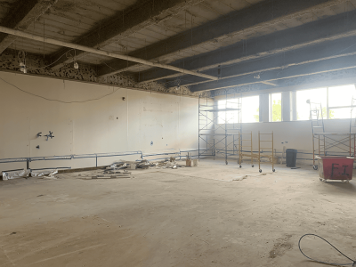 Second floor with windows facing east toward Robina Ave