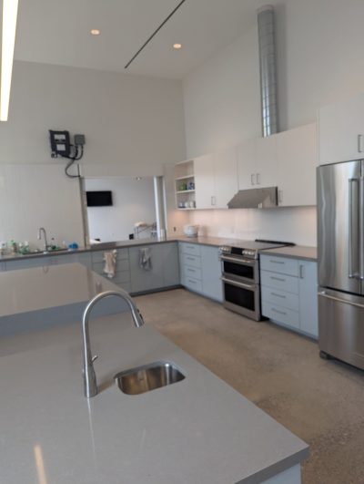 Looking North in the kitchen