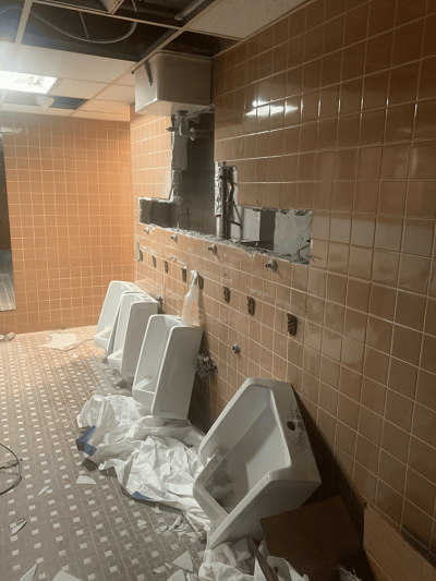 Second floor washroom